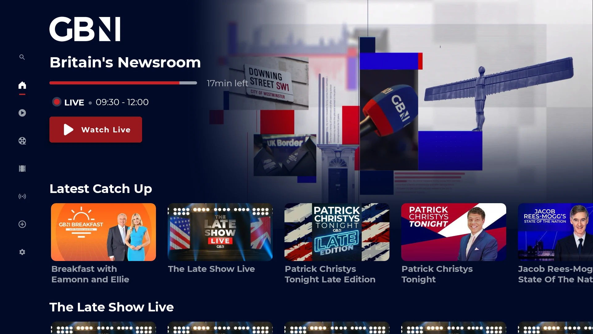 GB News screenshot